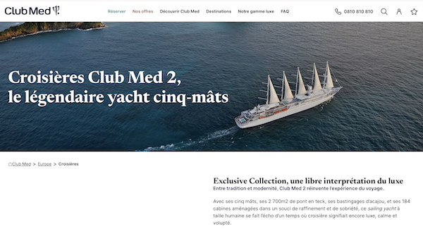 Paquebot à voile Club Med 2