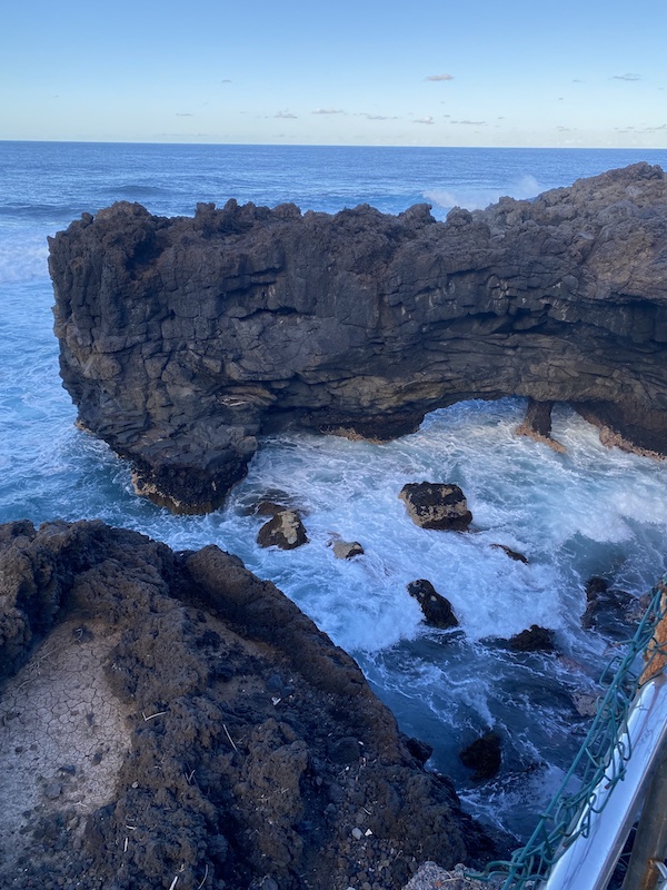 Côte de l'ile de La Palma à coté de la piscine naturelle de La Palma
